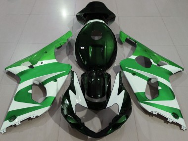2000-2002 Vert Profond GSXR 1000 Carénage Moto