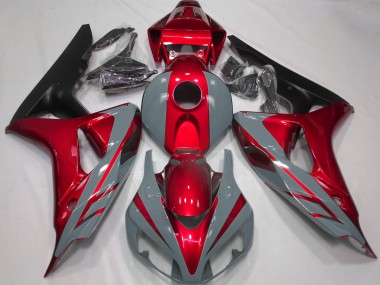 2006-2007 Nardo Gris & Rouge CBR1000RR Carénage Moto