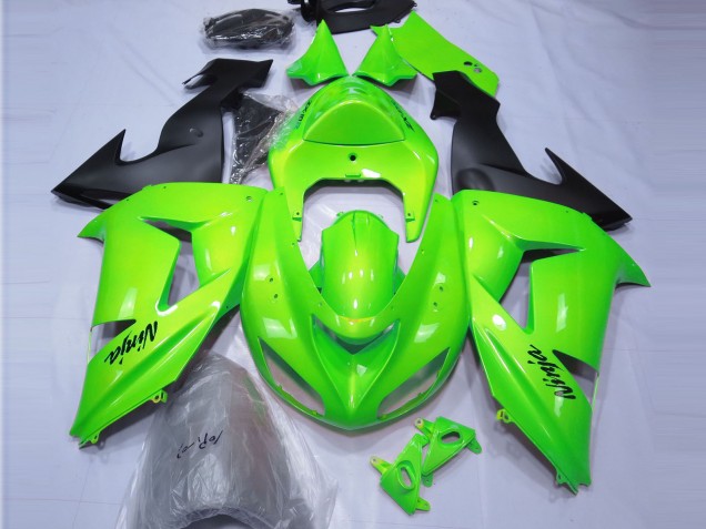 2006-2007 Vert Citron ZX10R Carénage Moto
