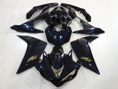 2007-2008 Or Noir Brillant R1 Carénage Moto