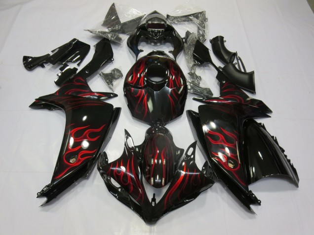 2007-2008 Rosso Fiamma R1 Carénage Moto