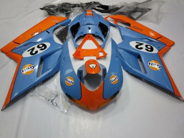 2007-2014 Gulf Ducati 848 1098 1198 Carénage Moto