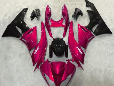 2009-2012 Rouge Vif Brillant ZX6R Carénage Moto