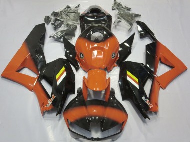 2013-2023 Orange Brillant & Fondu Noir CBR600RR Carénage Moto