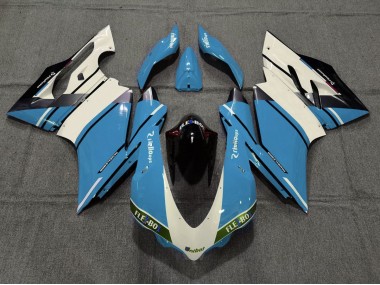 2015-2017 Style Bleu Clair OEM Ducati 959 1299 Carénage Moto